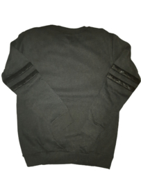 Stoere grijze heren sweater L