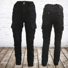 Zwarte jongens jeans 96882