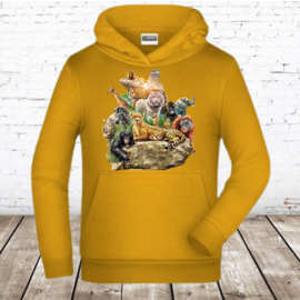 Hoodie met wilde dieren