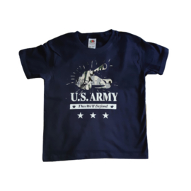 Jongens shirt U.S ARMY blauw