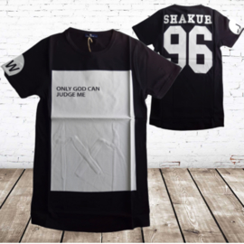 Heren t-shirt Only God zwart