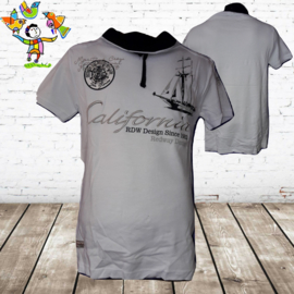 Heren t shirt California wit  S