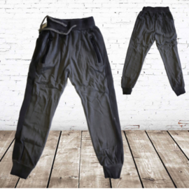 Jongens joggingbroek bies grijs