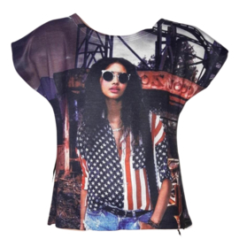 Meisjes t-shirt America