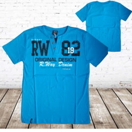 Blauw t-shirt RW