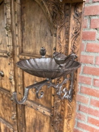VOGELBAKJE GIETIJZER MET VOGELTJES