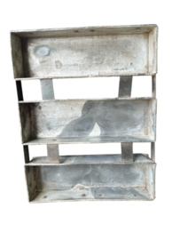 Zinken bakjes set 3