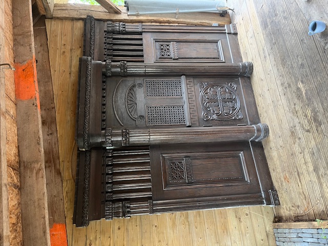 Oude biechtstoel
