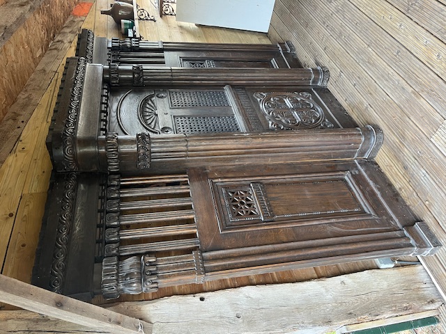 Oude biechtstoel