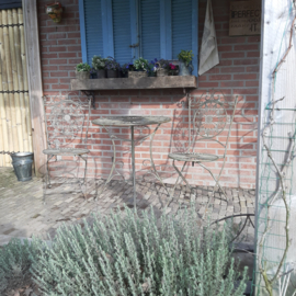 TUINSET TAFEL 2 STOELEN BROCANTE