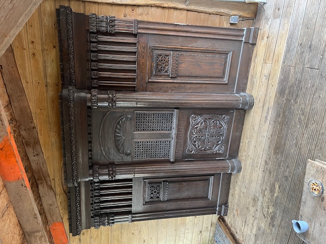 Oude biechtstoel