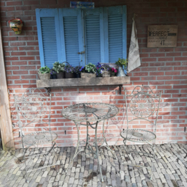 TUINSET TAFEL 2 STOELEN BROCANTE
