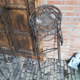 TUINSET 2 BARSTOELEN EN TAFEL