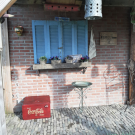 VOGELDRINKBAKJE OP POOT