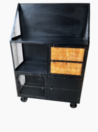Wandkast op wielen