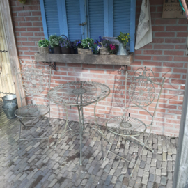 TUINSET TAFEL 2 STOELEN BROCANTE