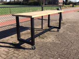 Eettafel op wielen