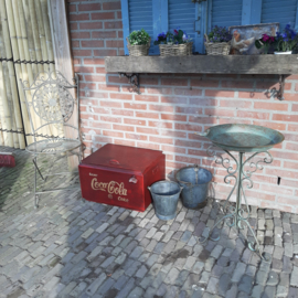 VOGELDRINKBAKJE OP POOT