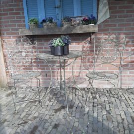 TUINSET TAFEL 2 STOELEN BROCANTE