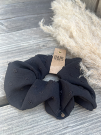 Scrunchie maxi zwart