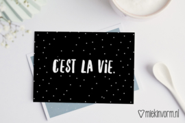 C'est la vie | Ansichtkaart