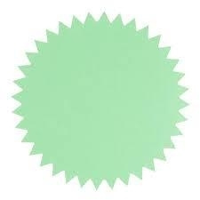 Sticker | deco star | Mint groen