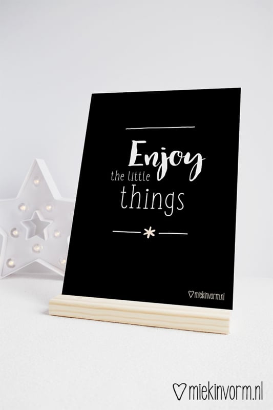 Enjoy the little things | A4-Poster