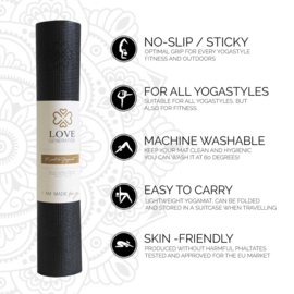 Basic Love Yogamat | Zwart