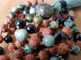 Rudra Turquoise Mala ketting