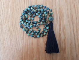 African turquoise Mala