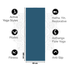 Basic Love Yogamat | Donkerblauw