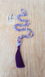 Pure Amethist Mala ketting