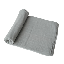 Hydrofiele Swaddle Blanket | 100% Organic Cotton (Belgian Grey)