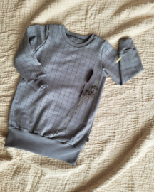 Sweatdress Grid (grey)