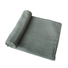 Hydrofiele Swaddle Blanket | 100% Organic Cotton (Roman Green)