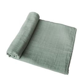 Hydrofiele Swaddle Blanket | 100% Organic Cotton (Sage)