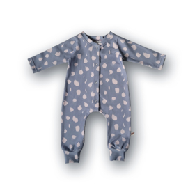 Onesie Animal spots (blue)