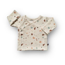 Overslag shirt Terrazzo