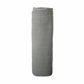 Hydrofiele Swaddle Blanket | 100% Organic Cotton (Belgian Grey)