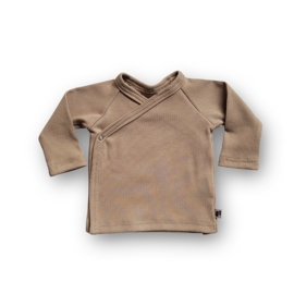 Overslag shirt Rib (Cappucino)