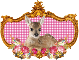 BAMBI'S SECRET GOLDEN GARDEN STRIJKAPPLICATIE