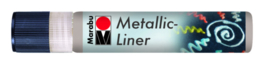 METALLIC LINER ZILVER