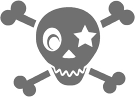 SKULL BOYS STRIJKAPPLICATIE