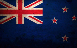 FLAG NEW ZEALAND IRON ON TRANSFER