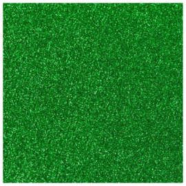 GRASS GREEN GLITTER HEAT TRANSFER VINYL A4