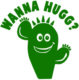 WANNA HUG BÜGELBILD