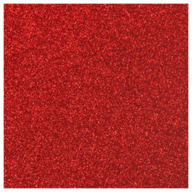 ROT GLITZER FLEXFOLIE A4 BLATT