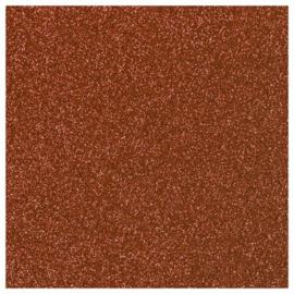 BRONZE GLITTER FLEX HEAT TRANSFER VINYL A4