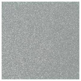 GLITZER SILBER FLEXFOLIE A4 BLATT