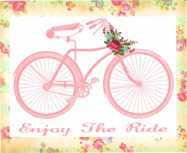 ENJOY THE RIDE STRIJKAPPLICATIE